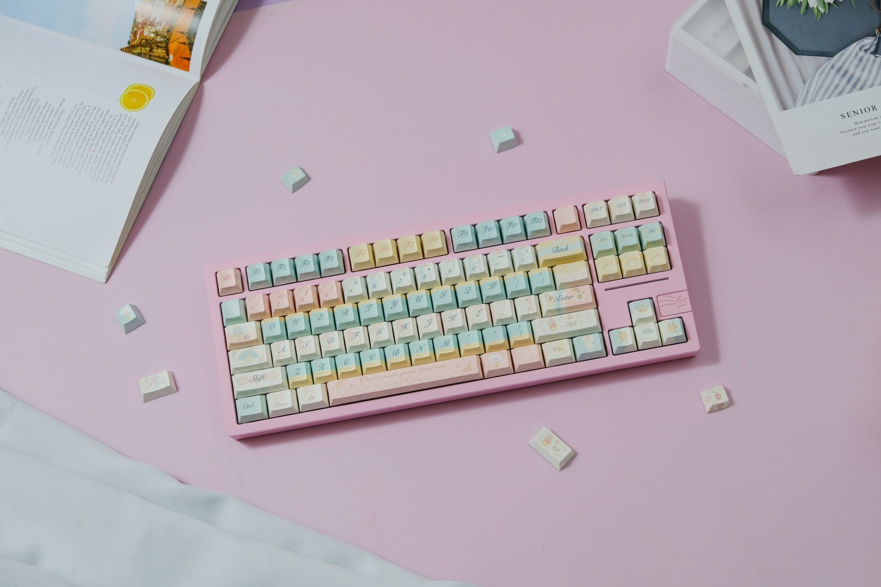 AiFei Rococo PBT Cherry Keycaps - AiFeiKeycap