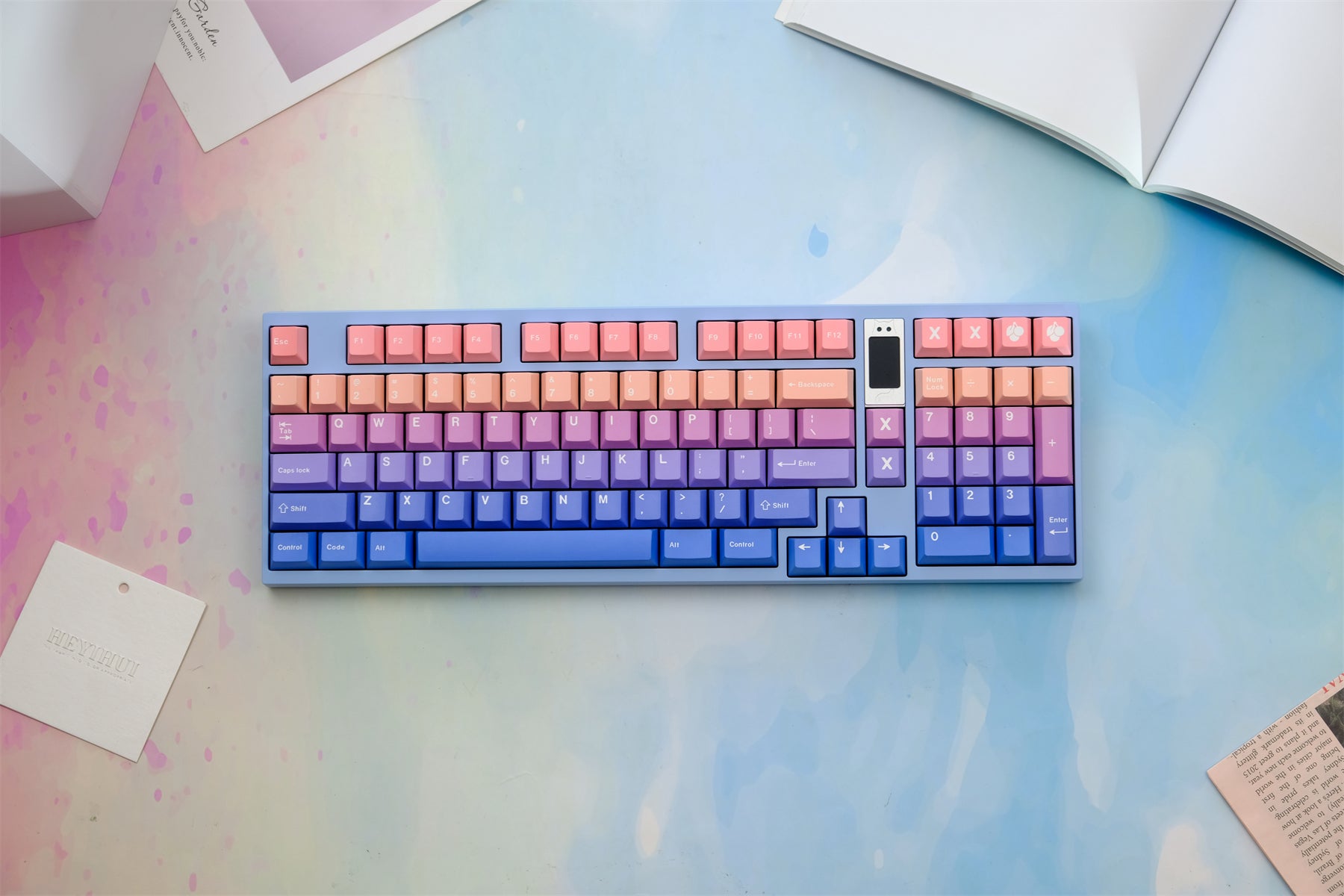 AiFei Star & Moon Gradient PBT Cherry Keycaps - AiFeiKeycap
