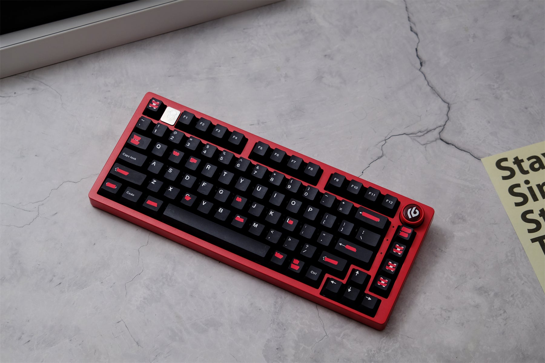 AiFei Correction Red PBT Cherry Keycaps - AiFeiKeycap