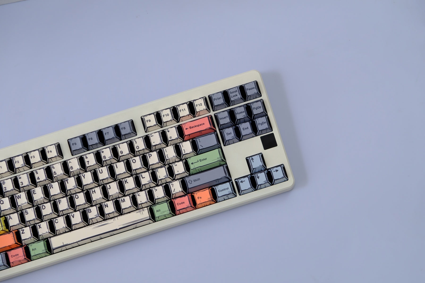 AiFei Canvas Comic PBT Cherry Keycaps - AiFeiKeycap