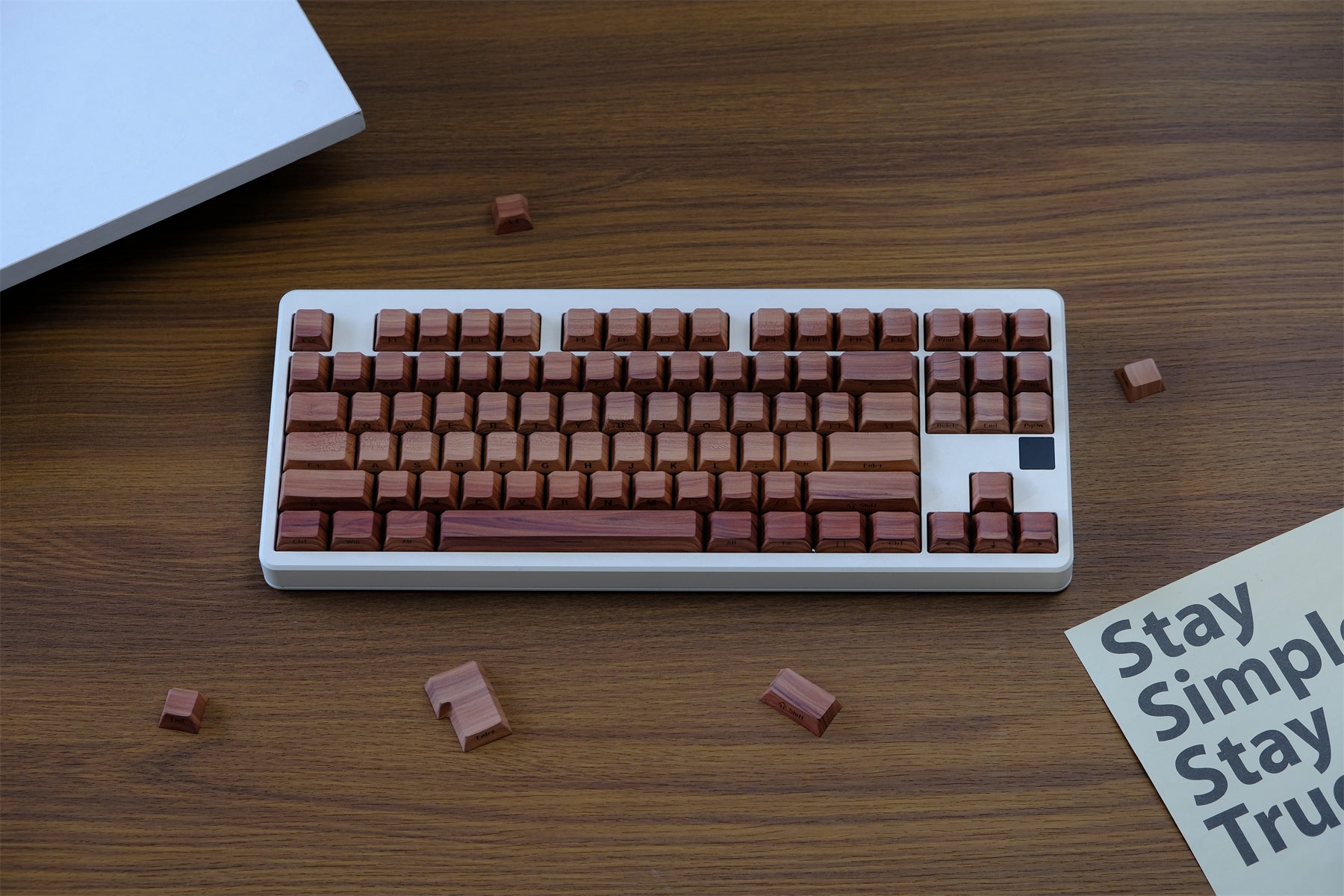 AiFei Wood Grain PBT Cherry Keycaps - AiFeiKeycap