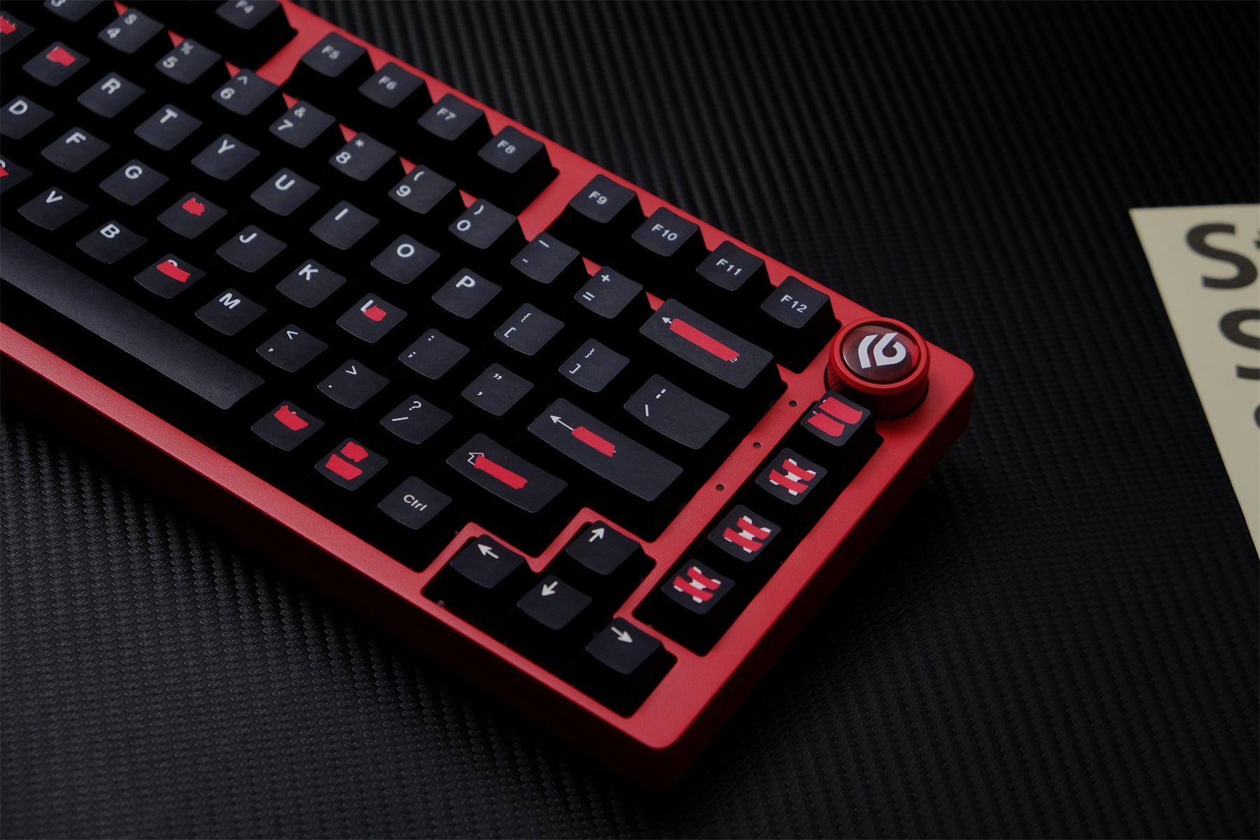 AiFei Correction Red PBT Cherry Keycaps - AiFeiKeycap