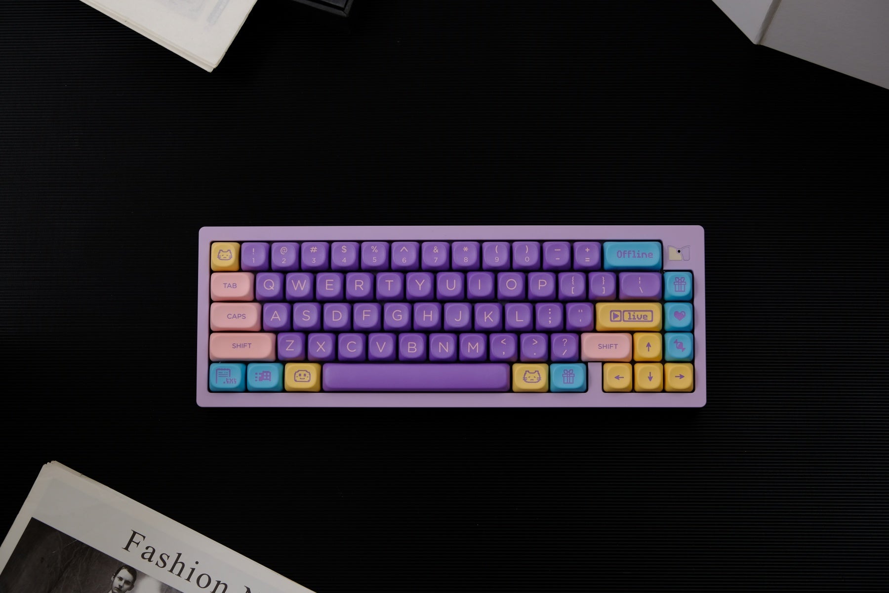 Assorted Candy Moa PBT Cherry Keycaps - AiFeiKeycap