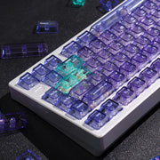 Aifei Keycap Crystal Purple Transparent 156-Key PC Cherry Profile Set