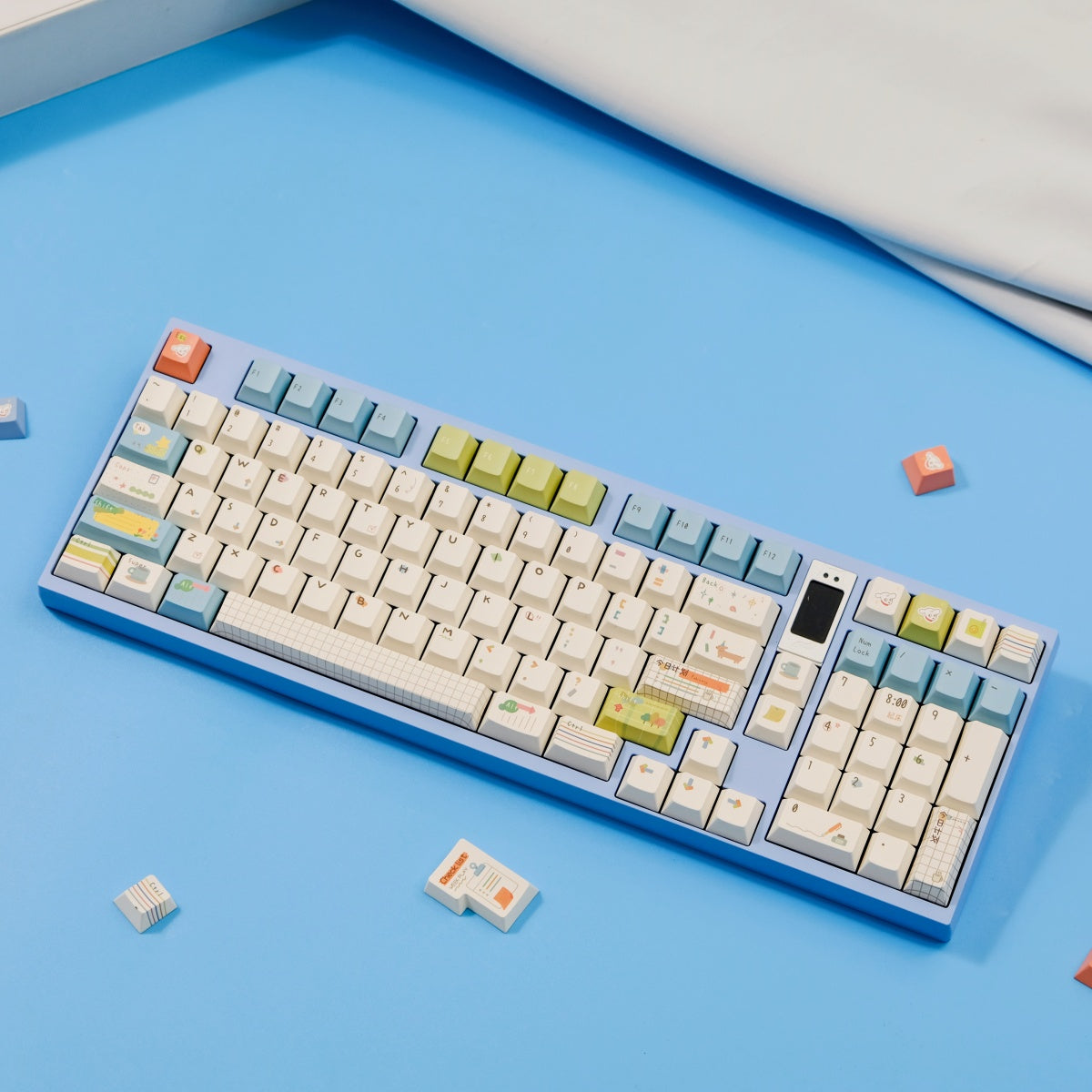 Planner PBT Cherry Profile Keycaps - AiFeiKeycap