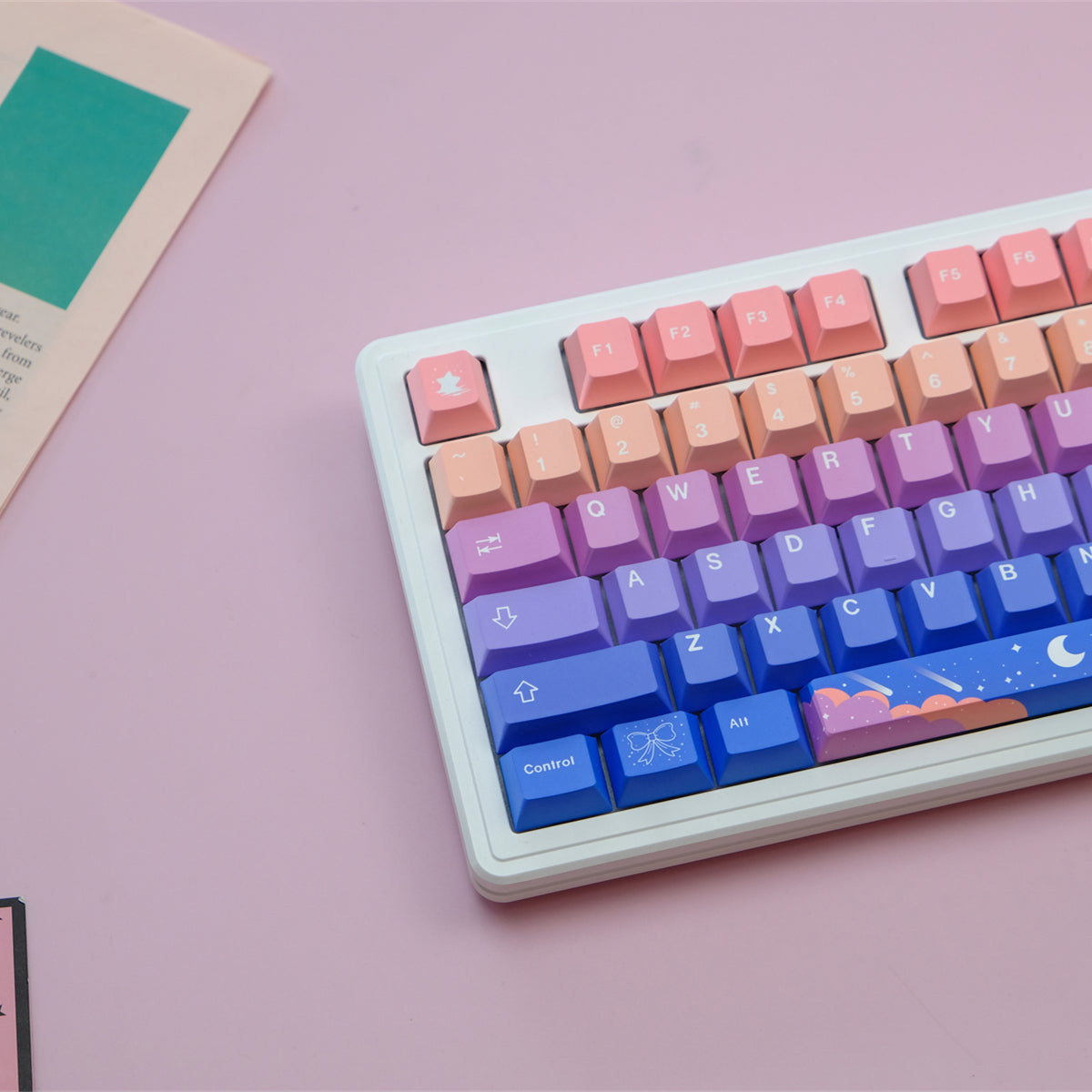 AiFei Star & Moon PBT Cherry Keycaps - AiFeiKeycap