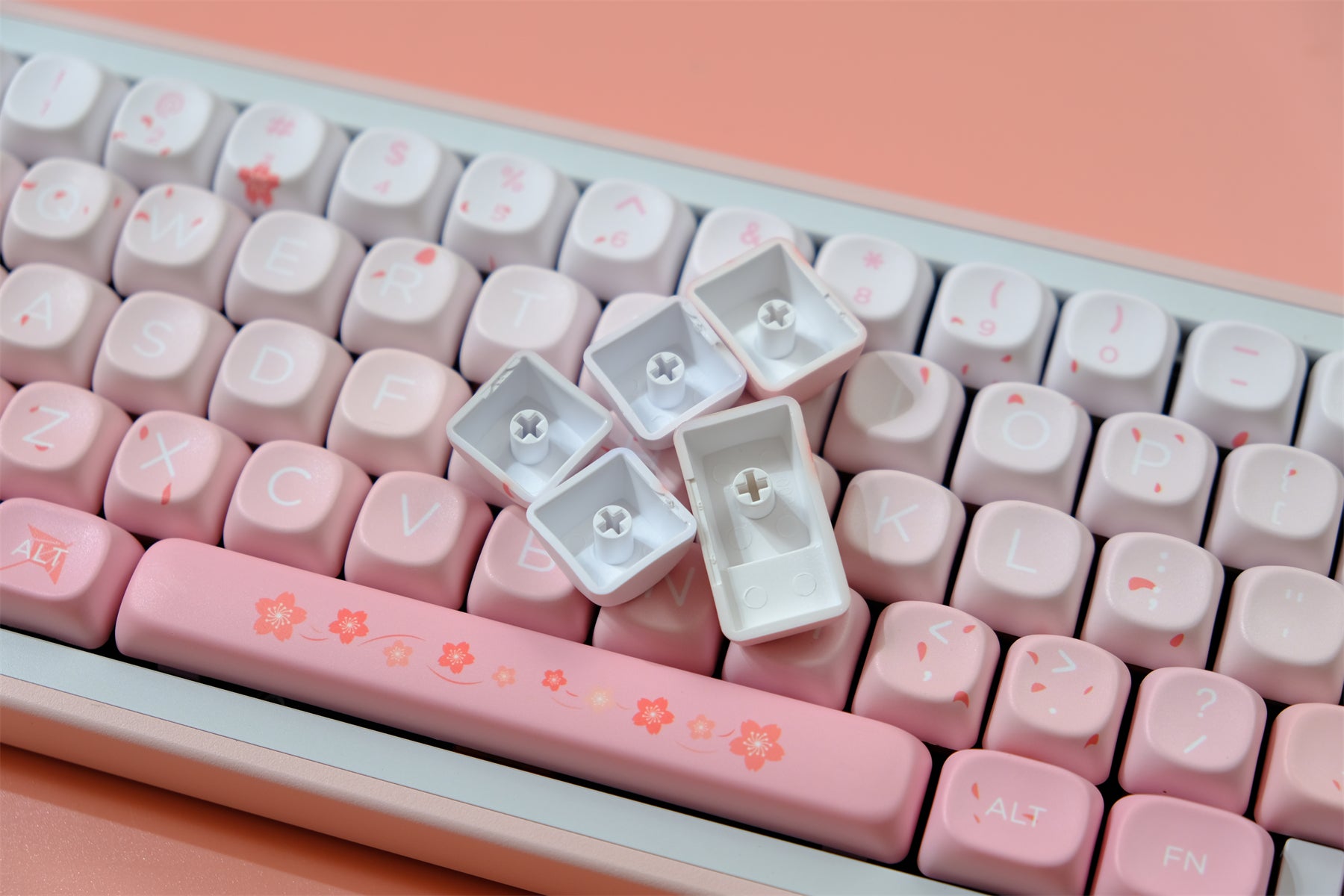 AiFei Falling Cherry Keycaps - AiFeiKeycap