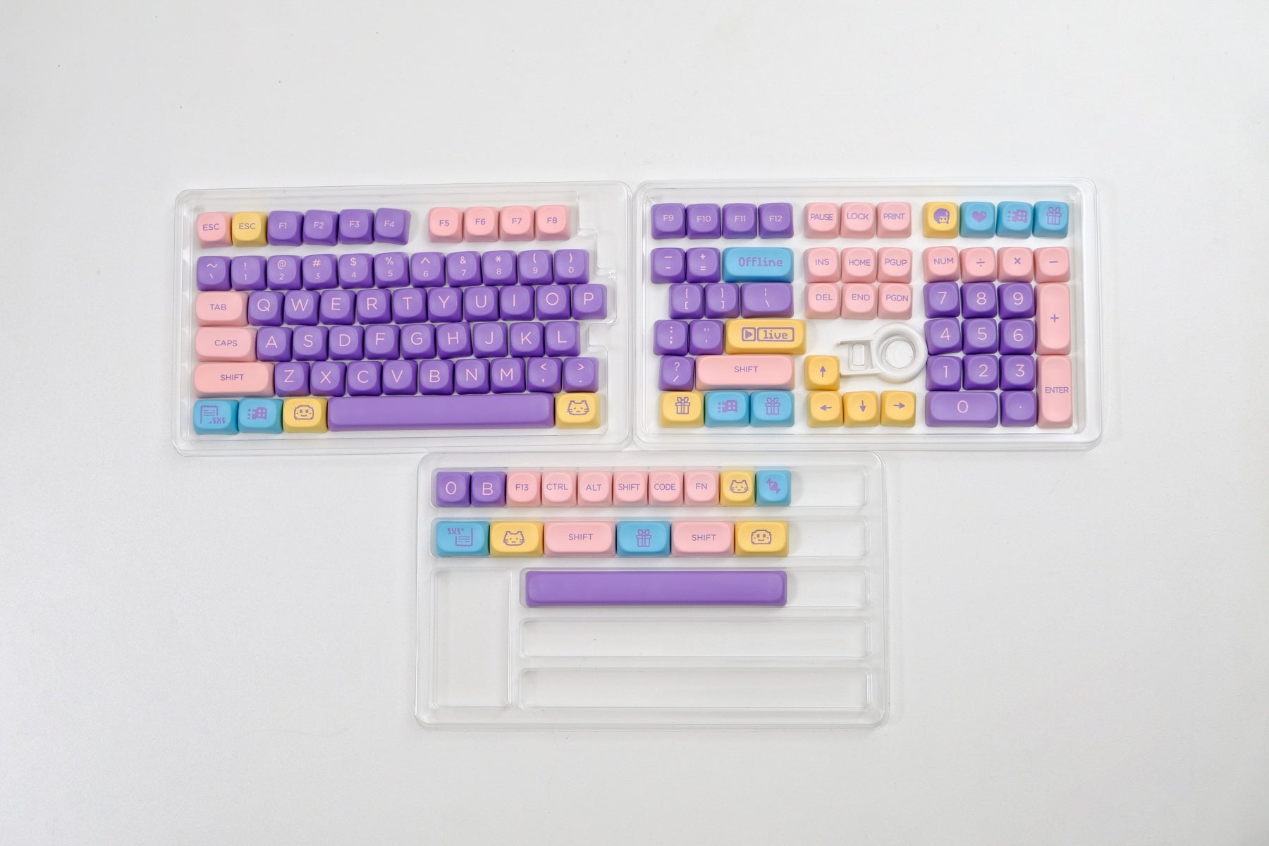 Assorted Candy Moa PBT Cherry Keycaps - AiFeiKeycap