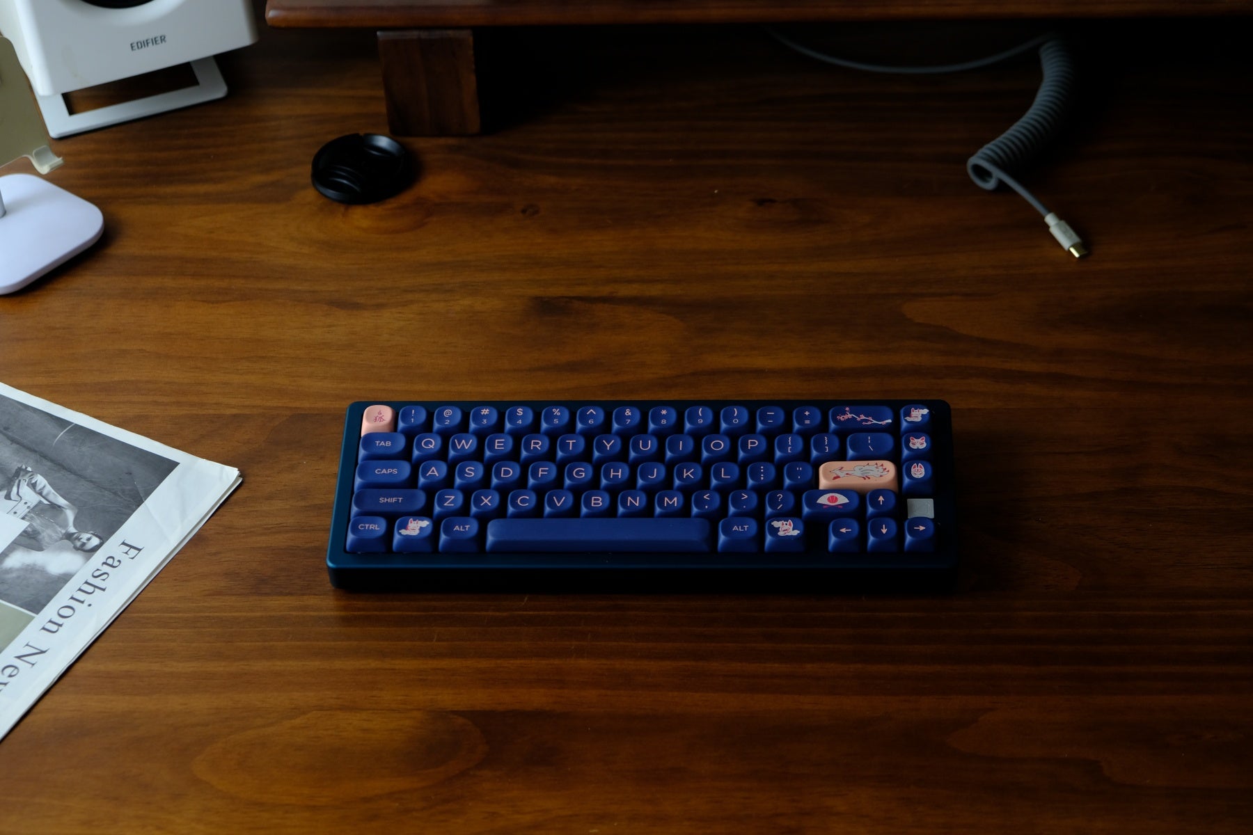 On Fox PBT Cherry Profile Keycaps - AiFeiKeycap