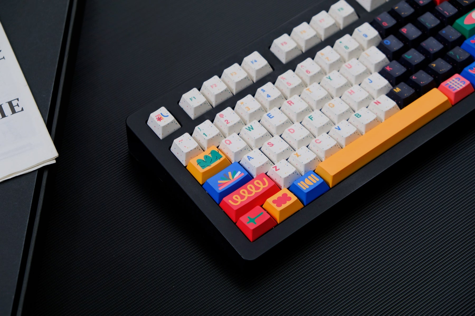 Motfi Theme PBT Cherry Profile Keycaps – Dye-Sub Set for Wooting & Rain75 - AiFeiKeycap