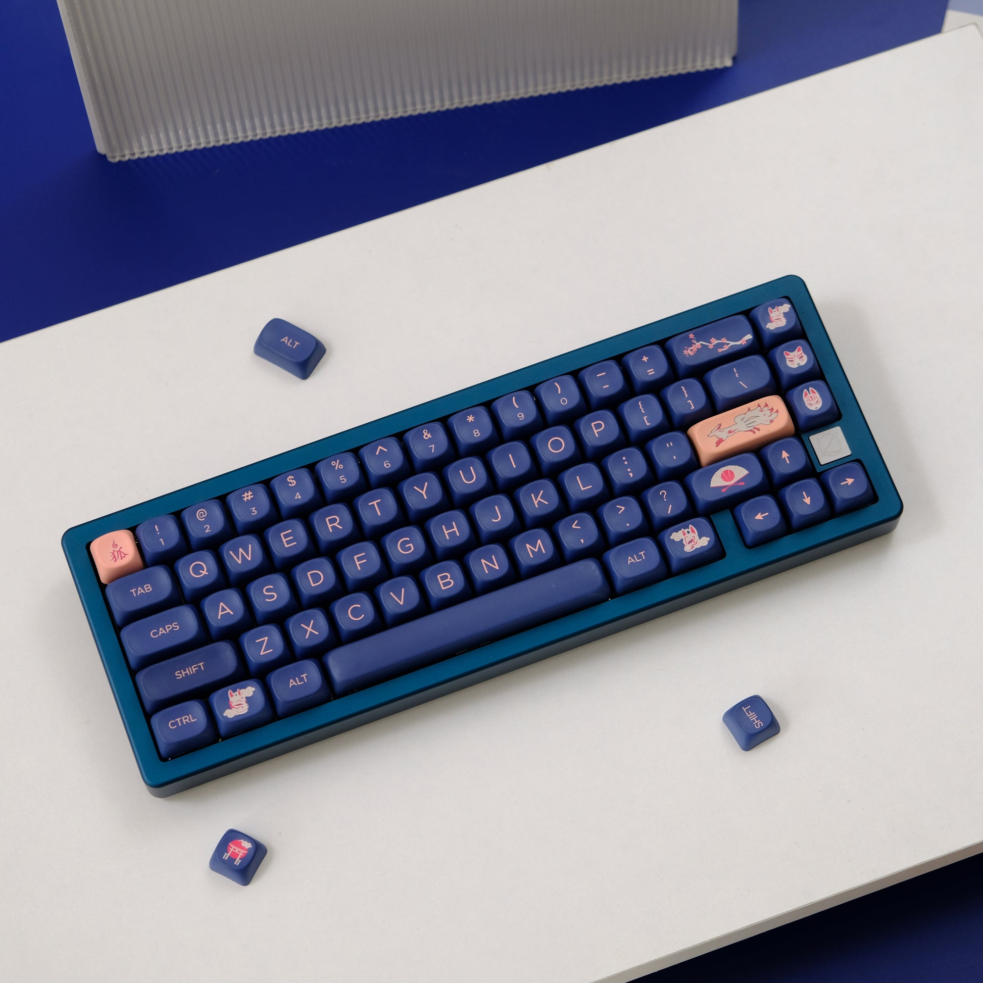 On Fox PBT Cherry Profile Keycaps - AiFeiKeycap