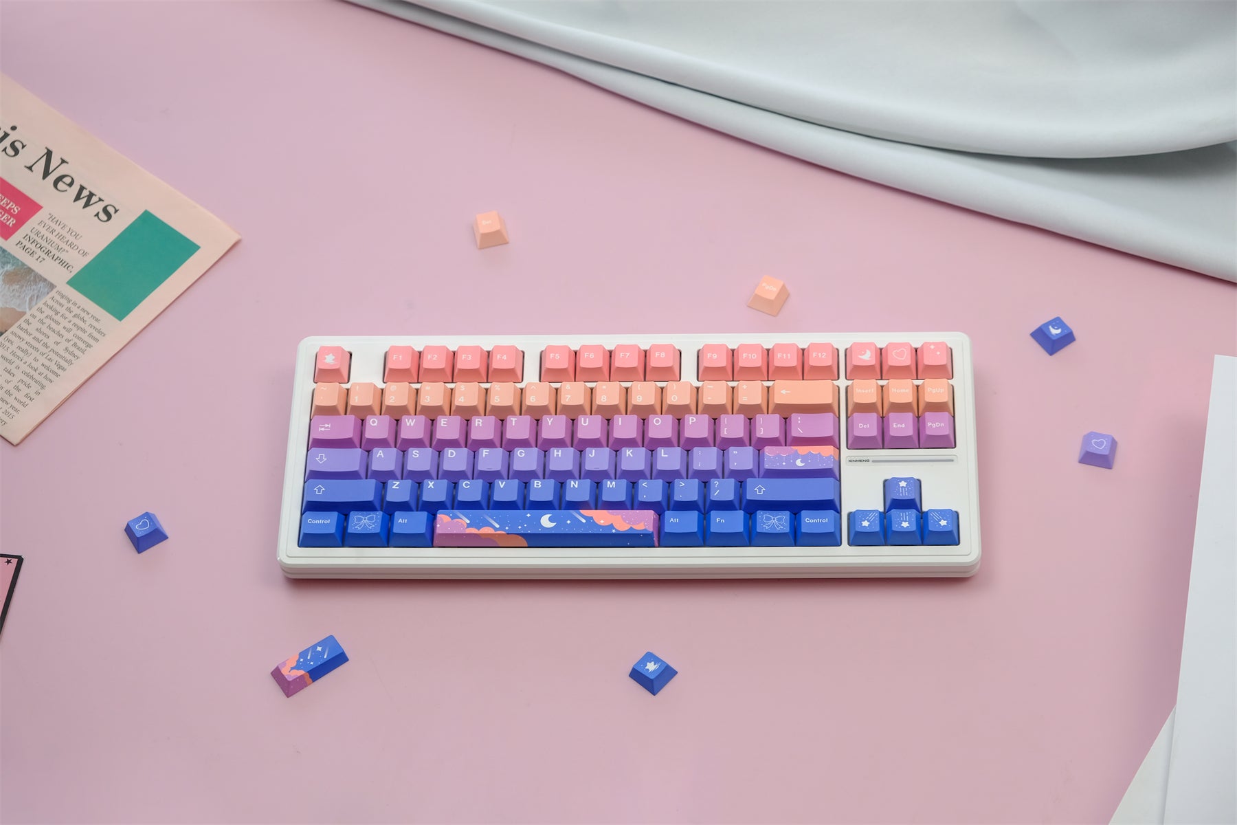 AiFei Star & Moon PBT Cherry Keycaps - AiFeiKeycap