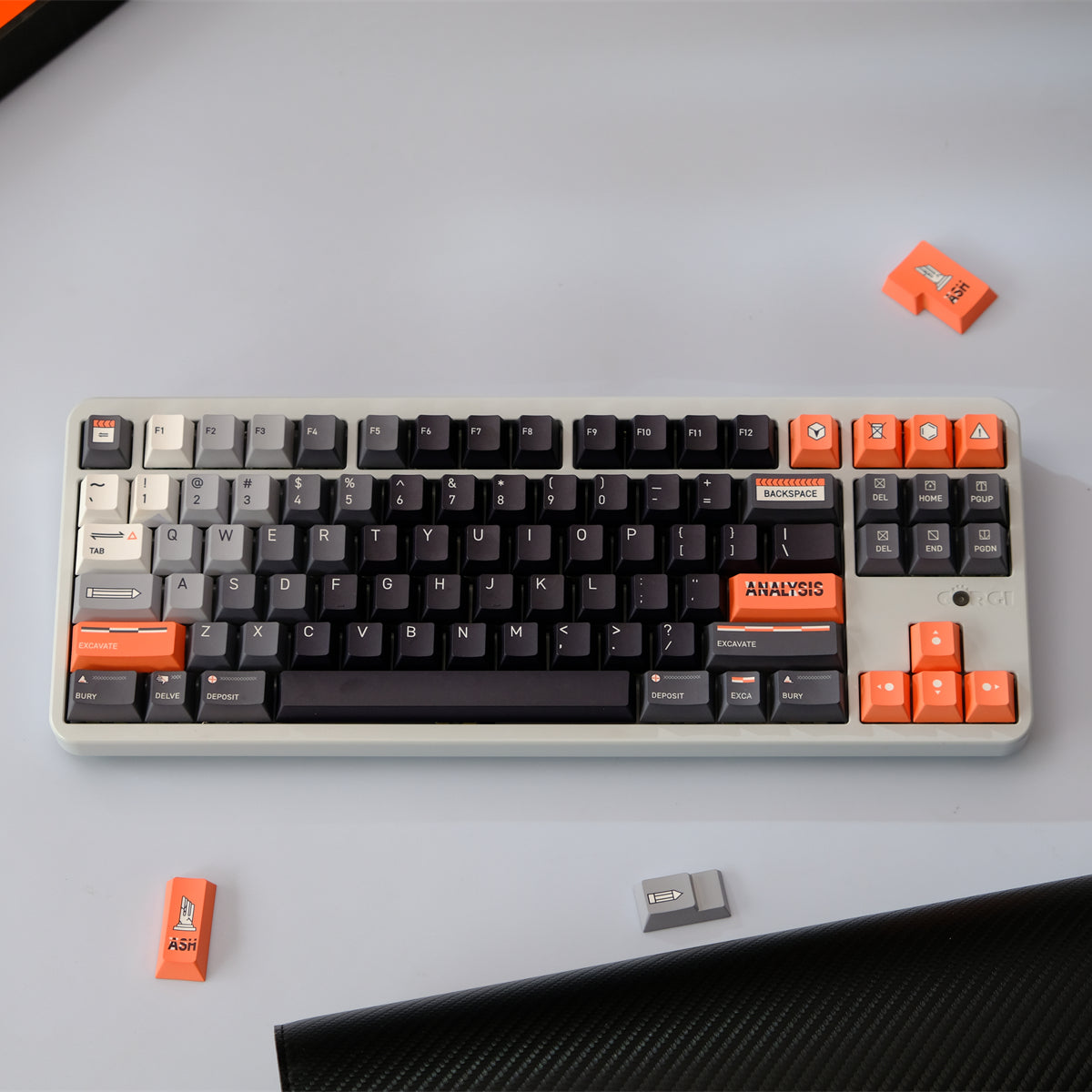 AiFei Archeo Future Black Keycaps - AiFeiKeycap