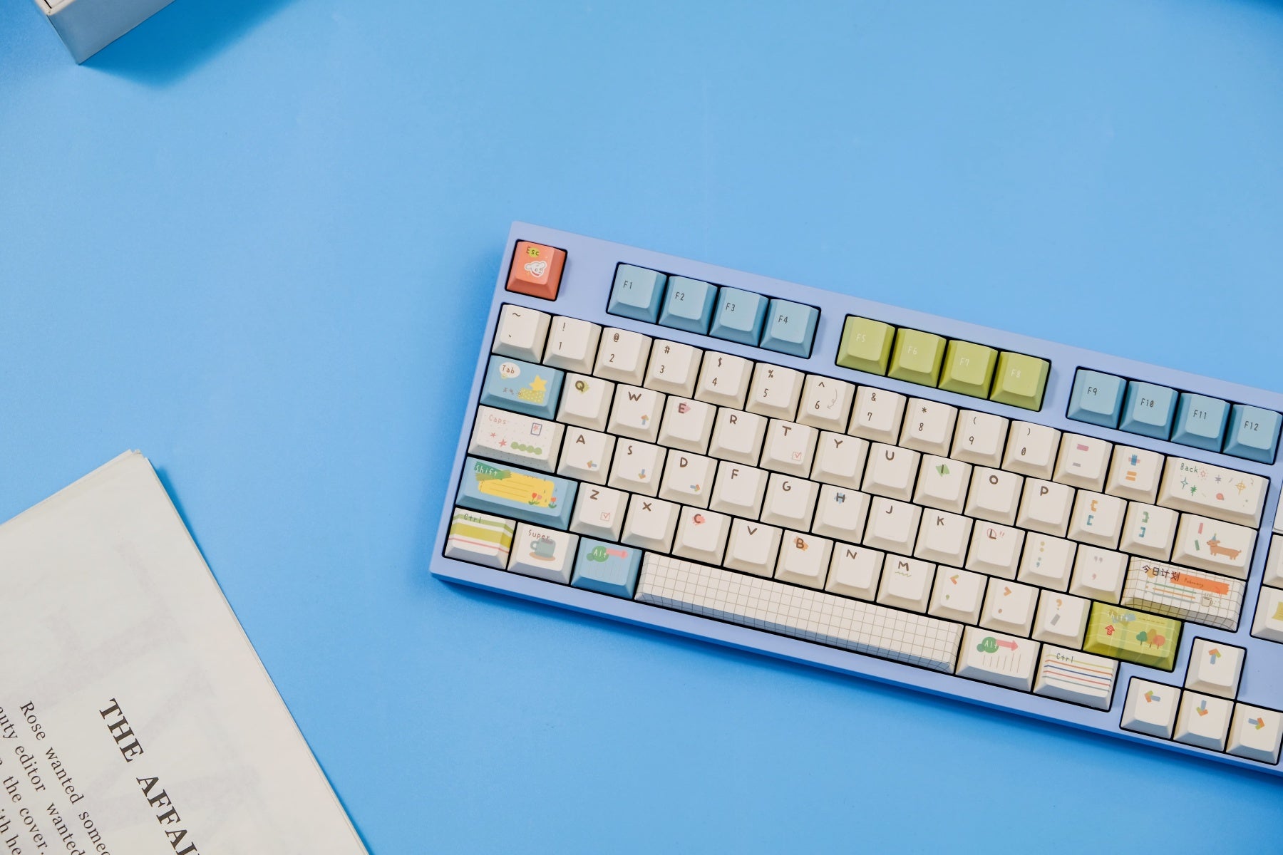 Planner PBT Cherry Profile Keycaps - AiFeiKeycap