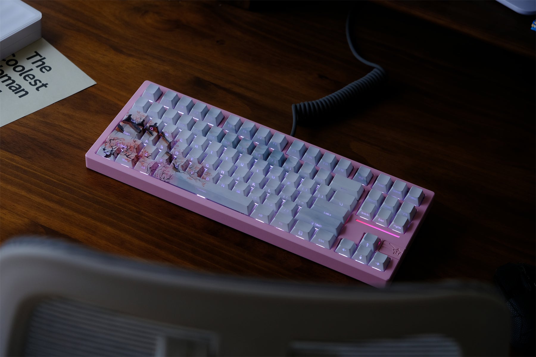 AiFei Red Apricot PBT Cherry Keycaps - AiFeiKeycap