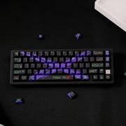 AiFei Invalid Oppose Black & Purple PBT Cherry Keycaps - AiFeiKeycap