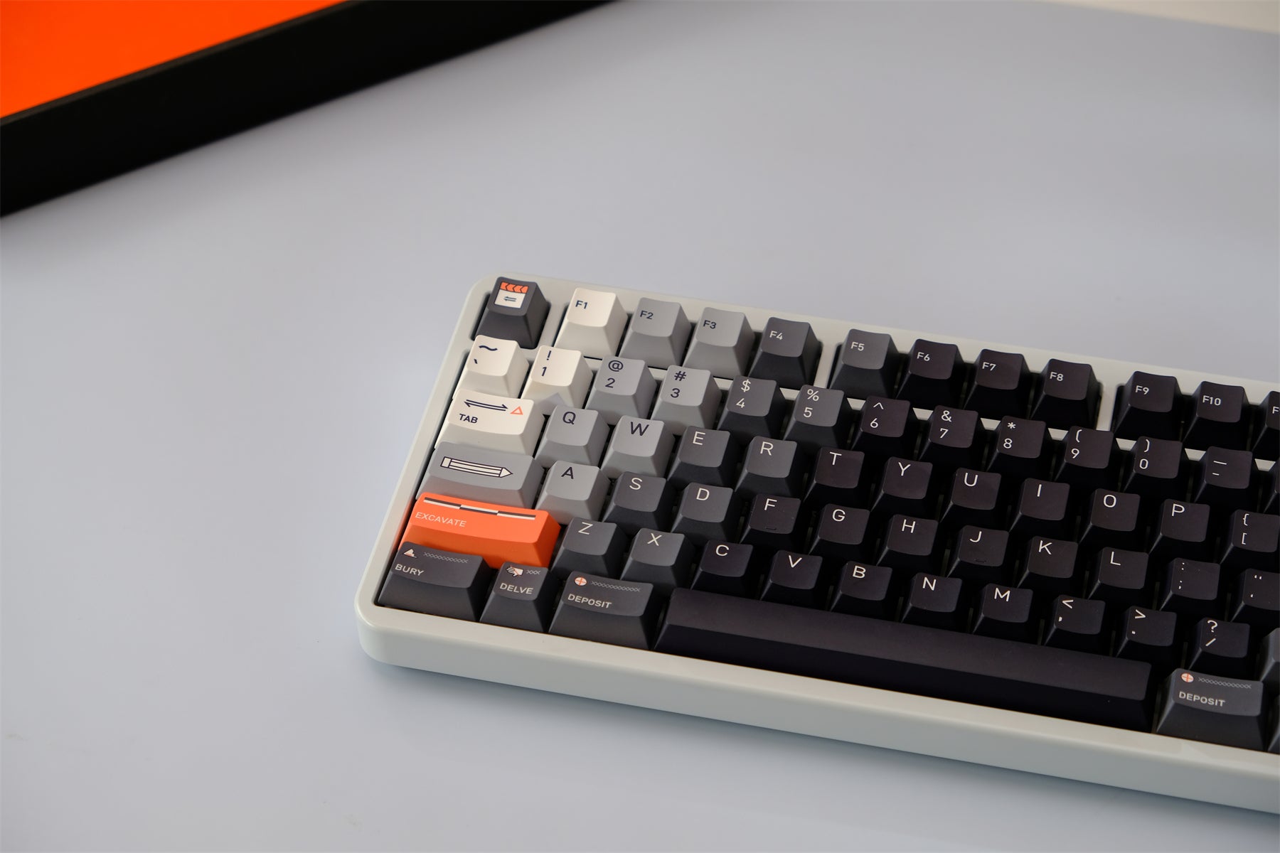 AiFei Archeo Future Black Keycaps - AiFeiKeycap