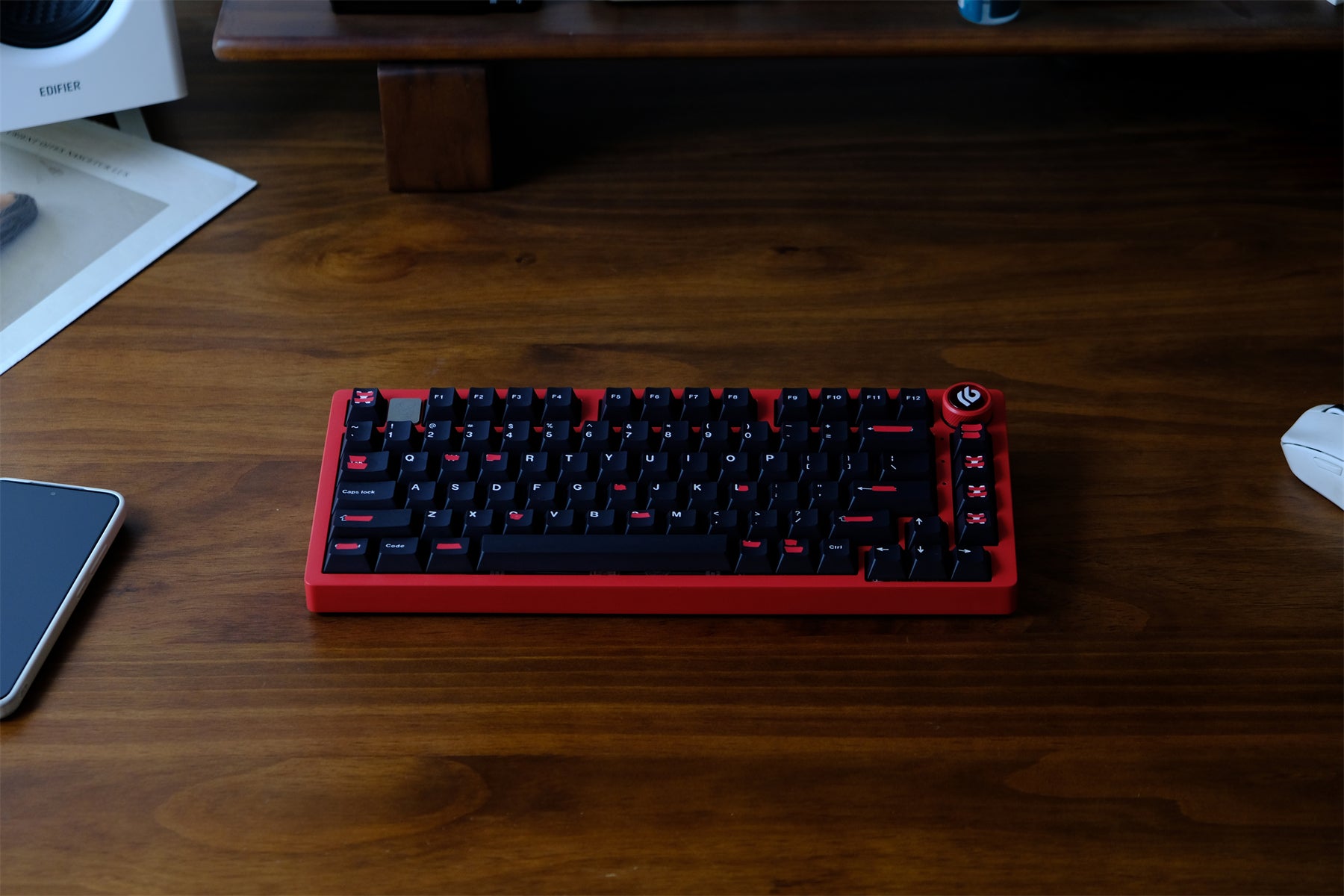 AiFei Correction Red PBT Cherry Keycaps - AiFeiKeycap