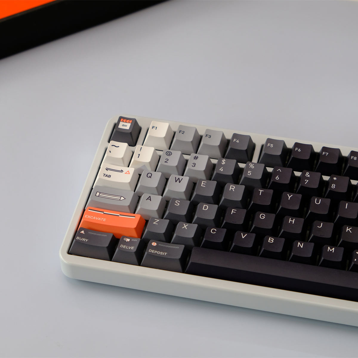 AiFei Archeo Future Black Keycaps - AiFeiKeycap