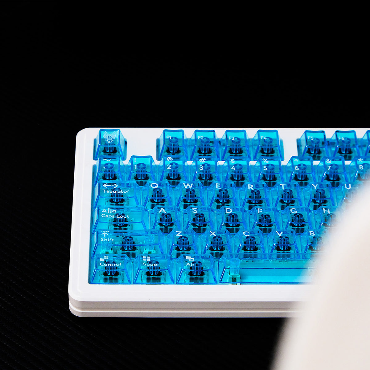 Aifei Keycap Glacier Green/Red/White/Blue Transparent 115-Key PC