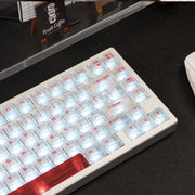 Aifei Keycap Early C Late a Five-Side Fog through Pc Key Cap White/Black/Red Big Full Set Pad Printing Original Suitable Wooting Mechanical Keyboard