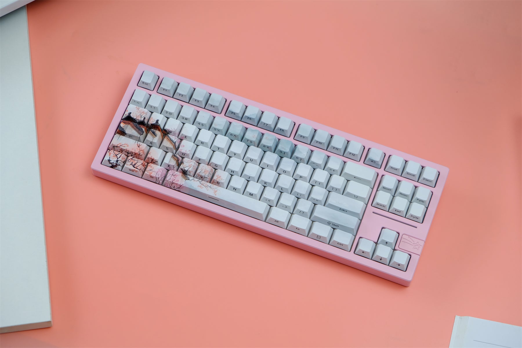 AiFei Red Apricot PBT Cherry Keycaps - AiFeiKeycap