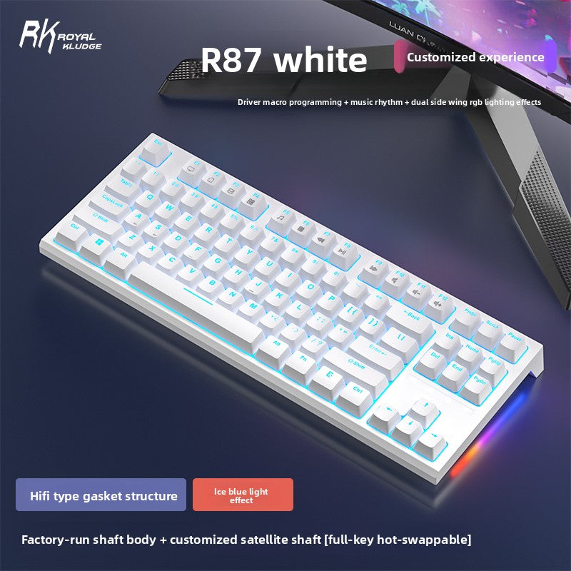 RK R87 Mechanical Keyboard - AiFeiKeycap