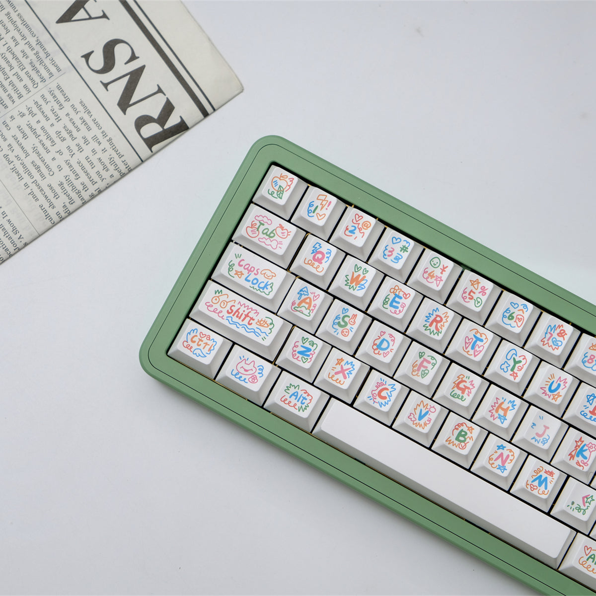 AiFei Graffiti PBT Cherry Keycaps - AiFeiKeycap