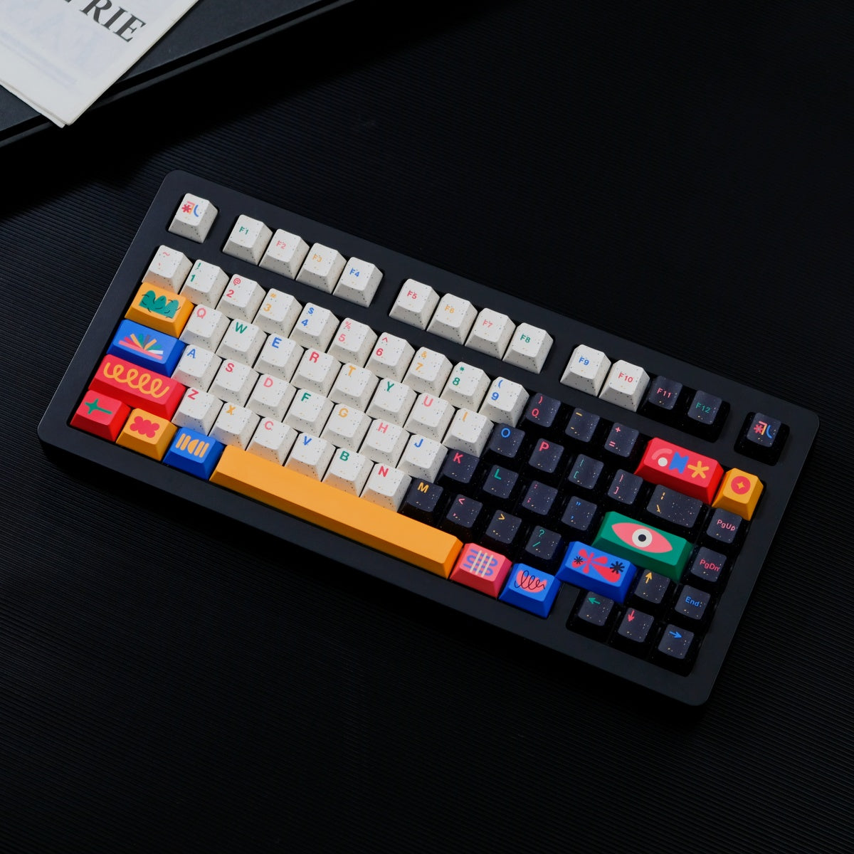 Motfi Theme PBT Cherry Profile Keycaps – Dye-Sub Set for Wooting & Rain75 - AiFeiKeycap