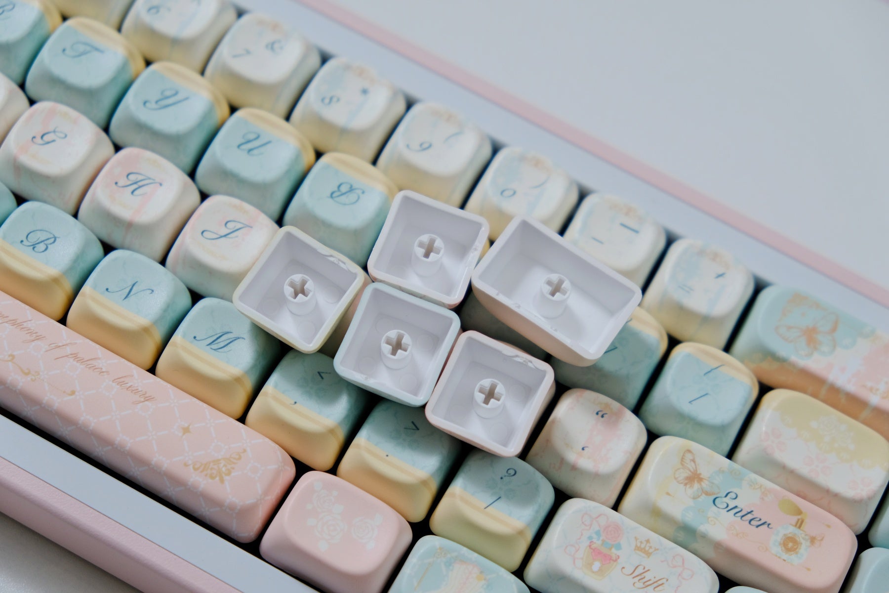 Ain't Rococo's PBT Cherry Keycaps - AiFeiKeycap