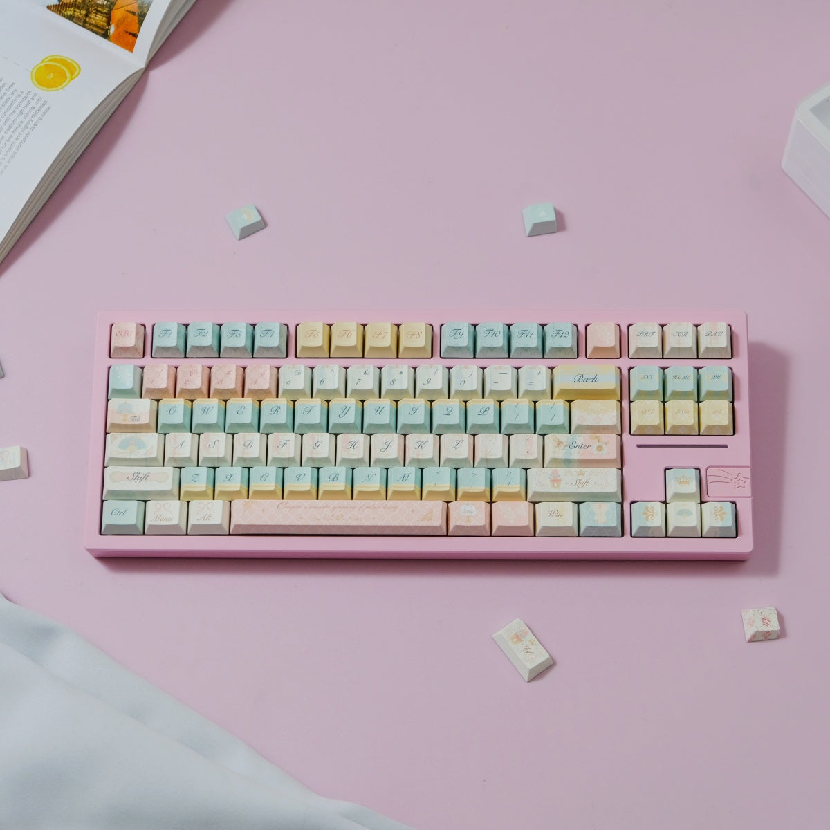 AiFei Rococo PBT Cherry Keycaps - AiFeiKeycap