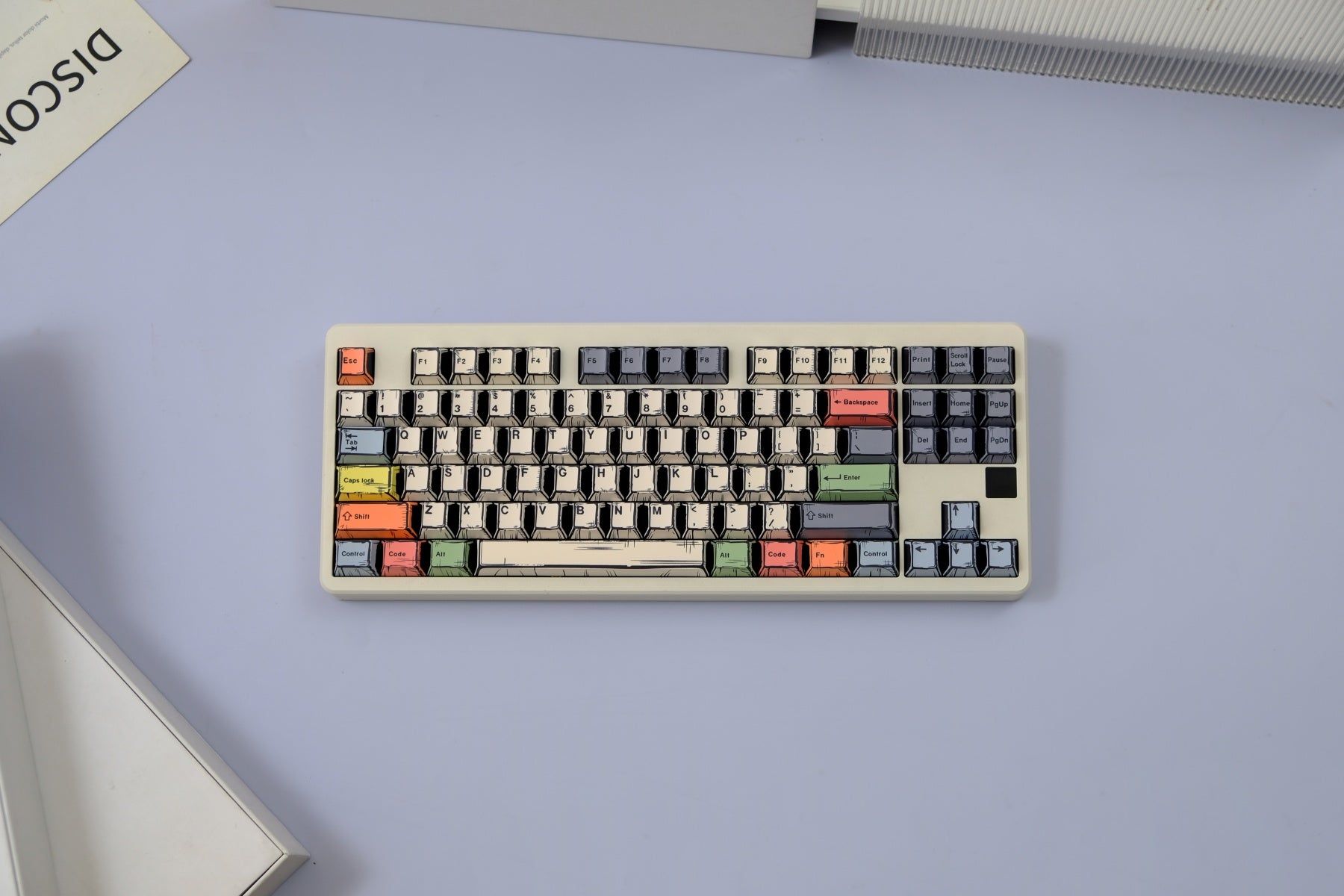 AiFei Canvas Comic PBT Cherry Keycaps - AiFeiKeycap