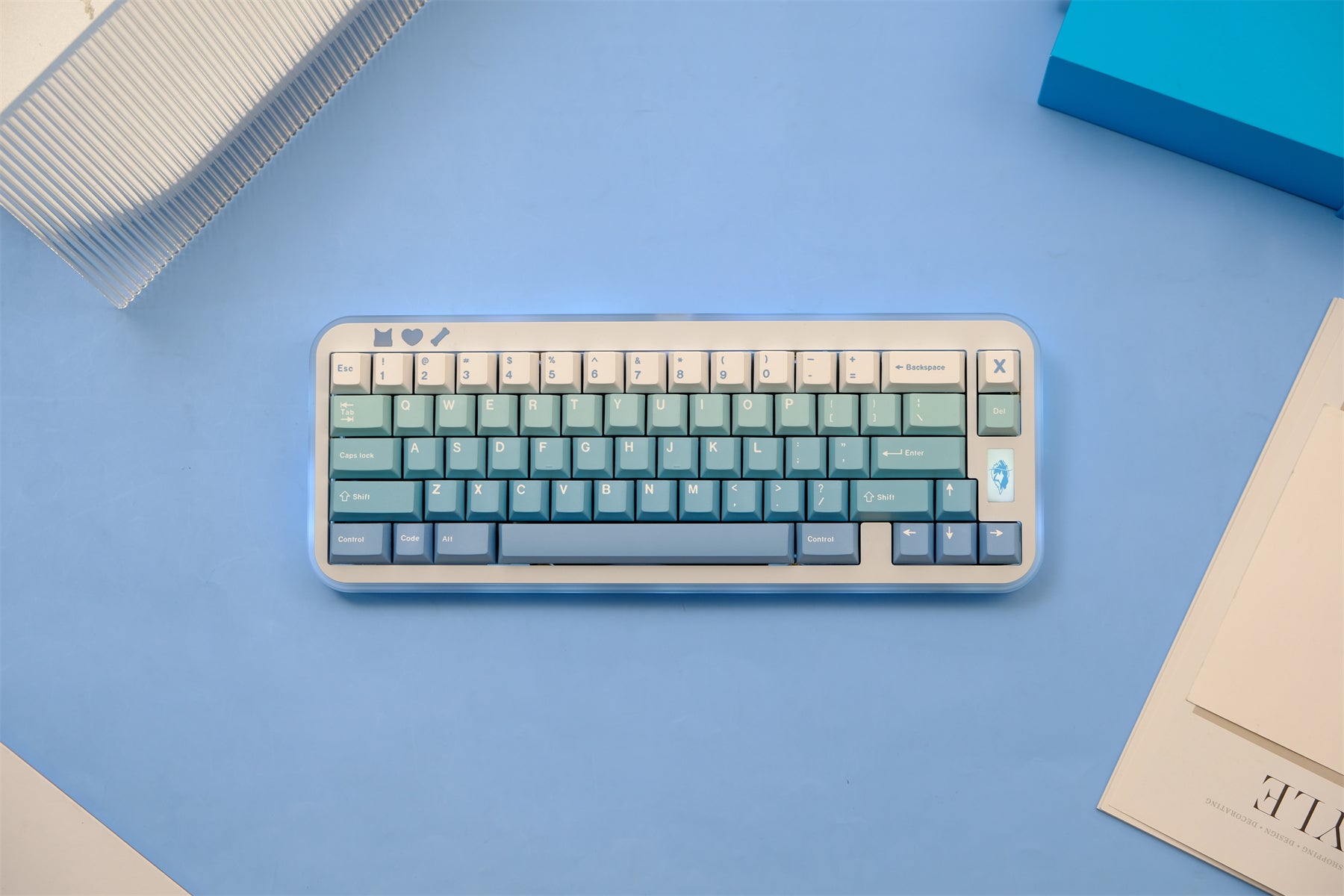 AiFei Snow Mountain Gradient PBT Cherry Keycaps - AiFeiKeycap