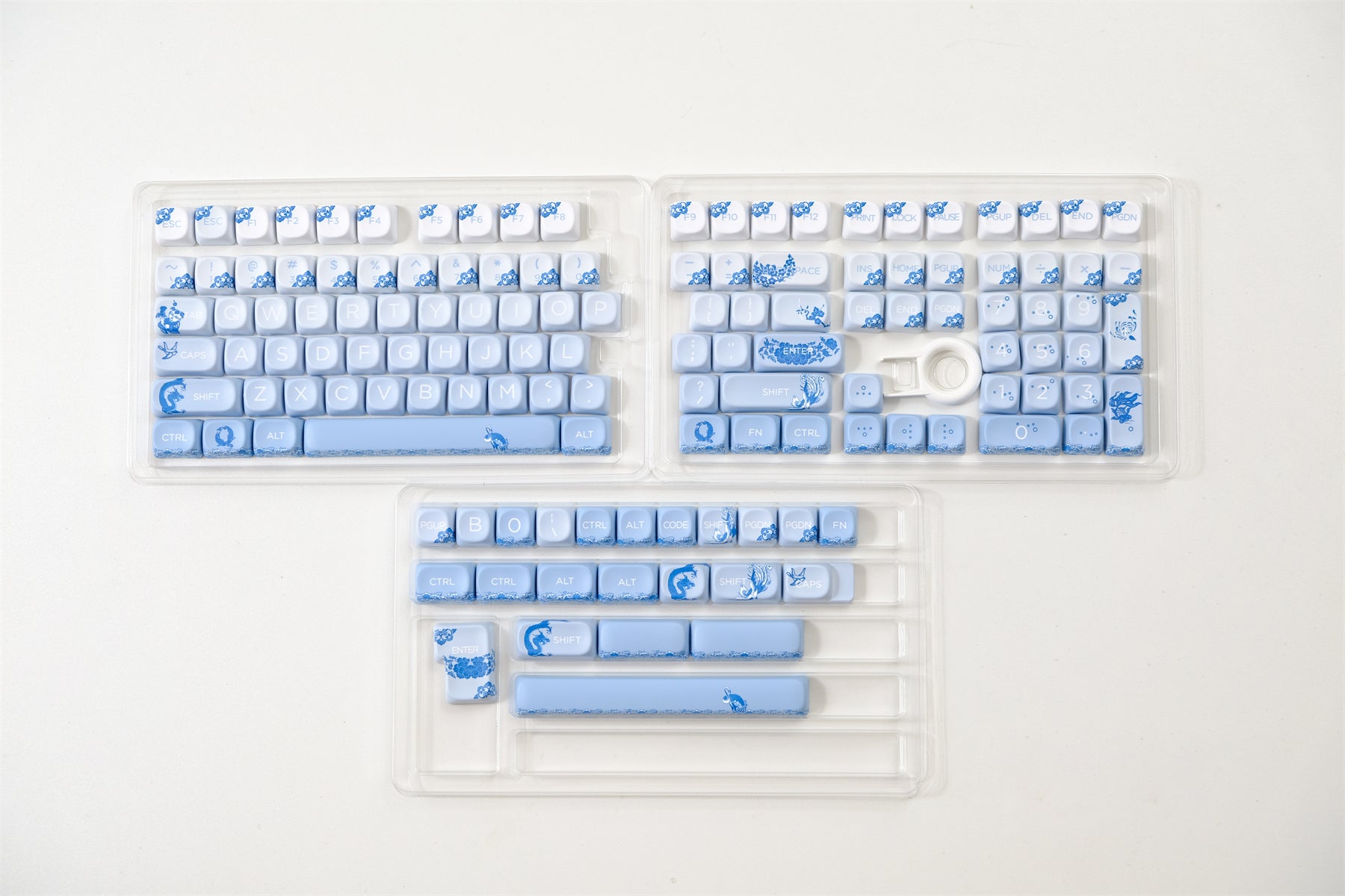 AiFei Blue & White Porcelain Keycaps - AiFeiKeycap