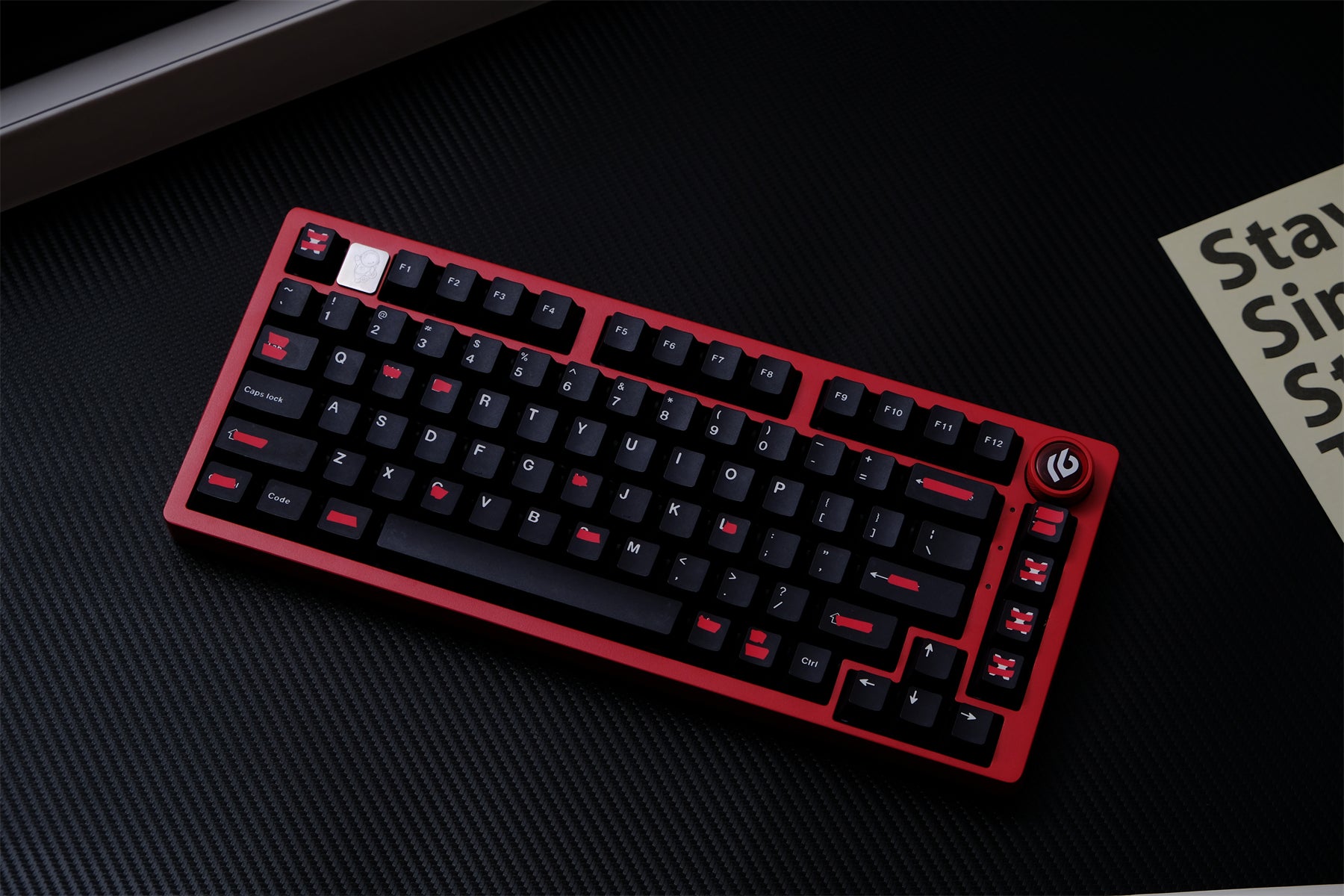 AiFei Correction Red PBT Cherry Keycaps - AiFeiKeycap