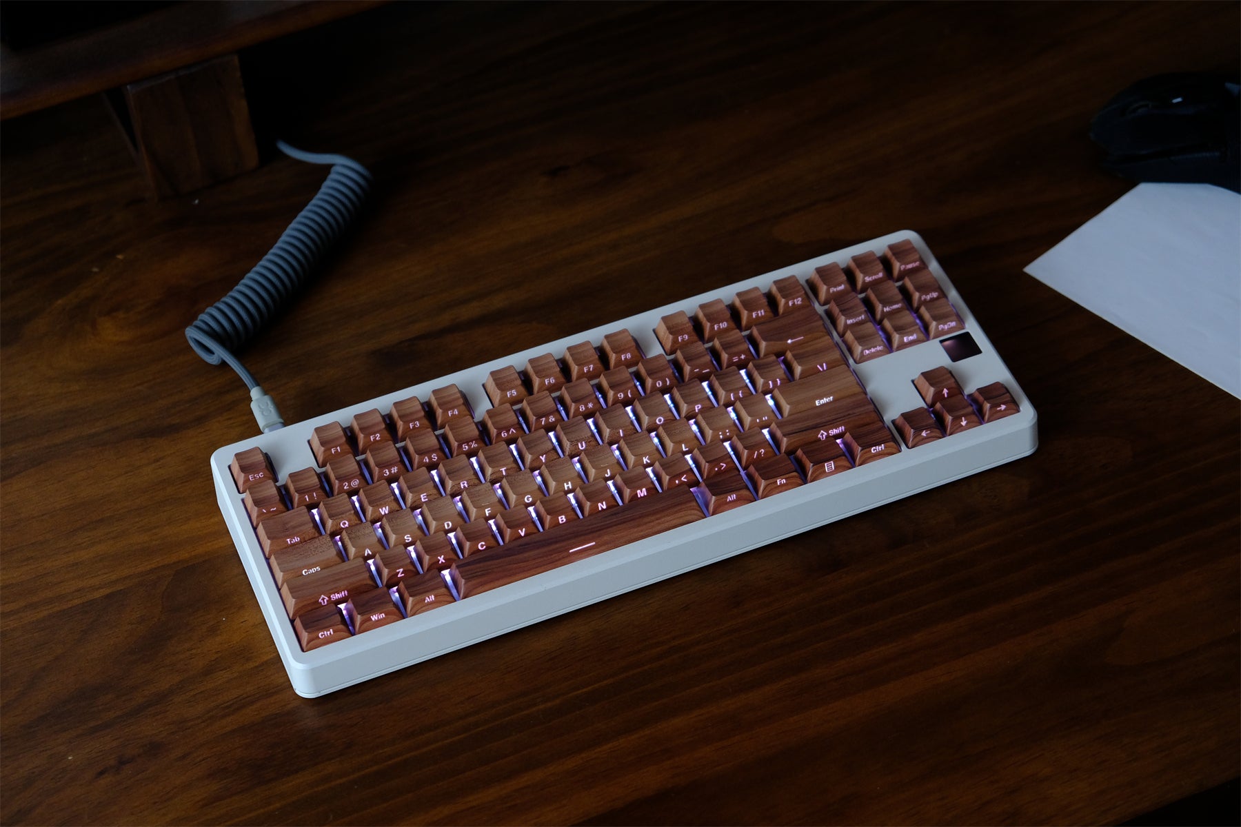 AiFei Wood Grain PBT Cherry Keycaps - AiFeiKeycap