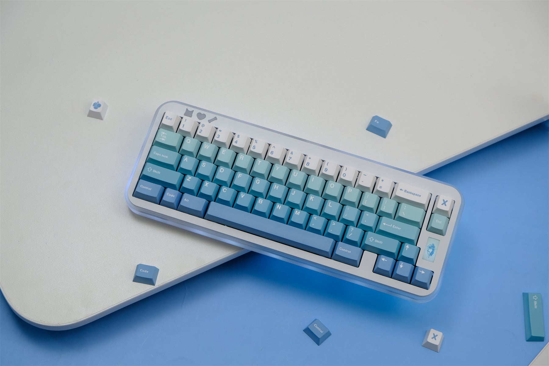 AiFei Snow Mountain Gradient PBT Cherry Keycaps - AiFeiKeycap