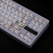 AiFei Keycap SFC Childlike Black/White Five-Sided Translucent Keycap UV Printing PC Cherry Profile