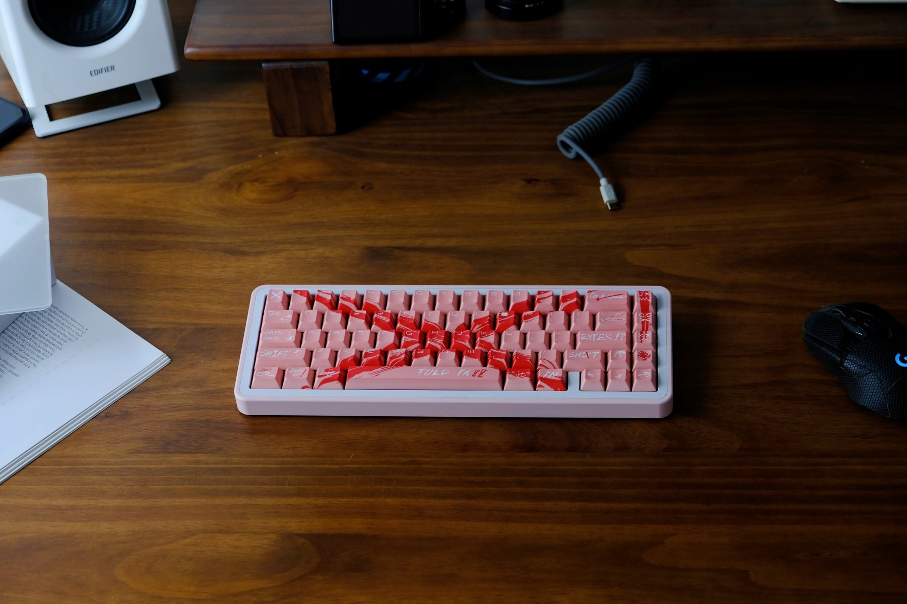 AiFei Invalid Oppose Pink PBT Cherry Keycaps - AiFeiKeycap