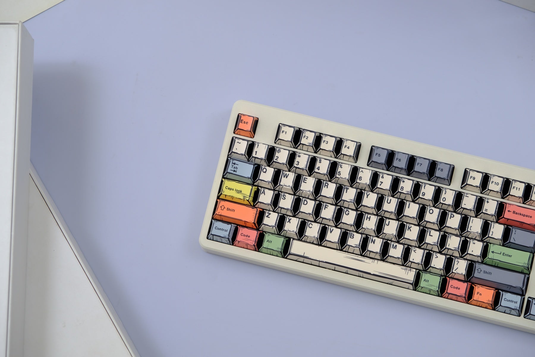 AiFei Canvas Comic PBT Cherry Keycaps - AiFeiKeycap