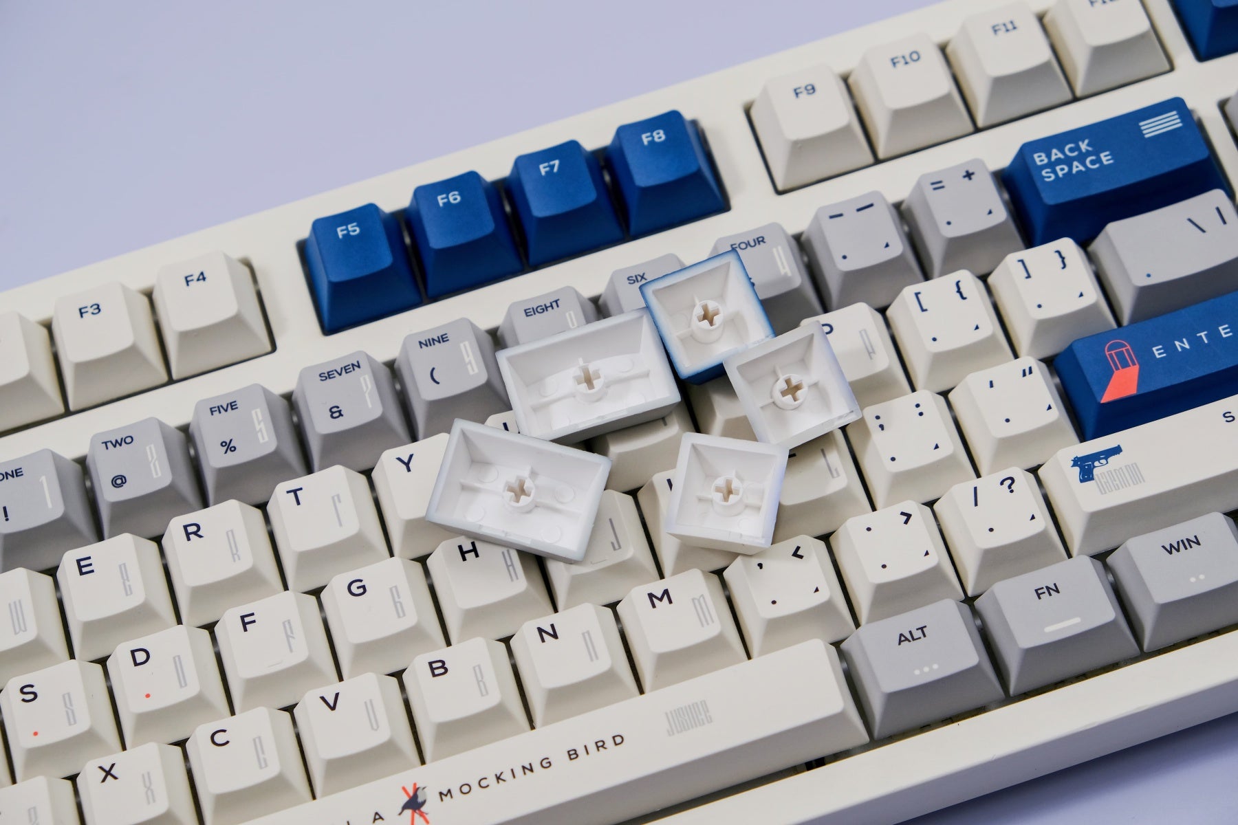 Robin PBT Cherry Profile Keycaps – Dye-Sub Set for Mechanical Keyboard Gift - AiFeiKeycap