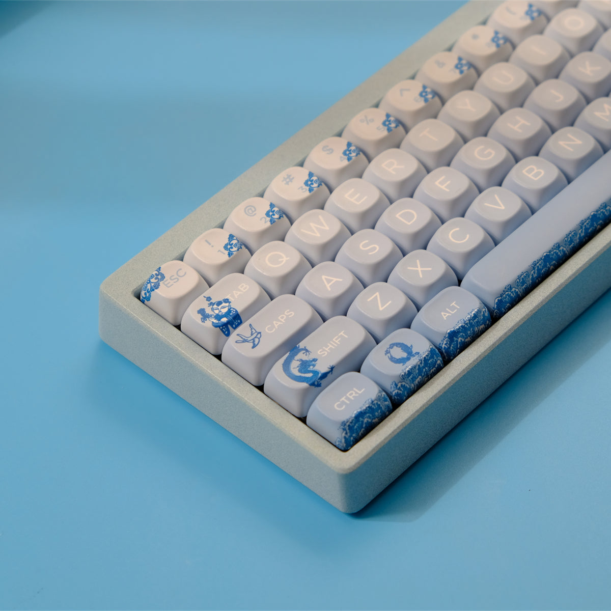 AiFei Blue & White Porcelain Keycaps - AiFeiKeycap