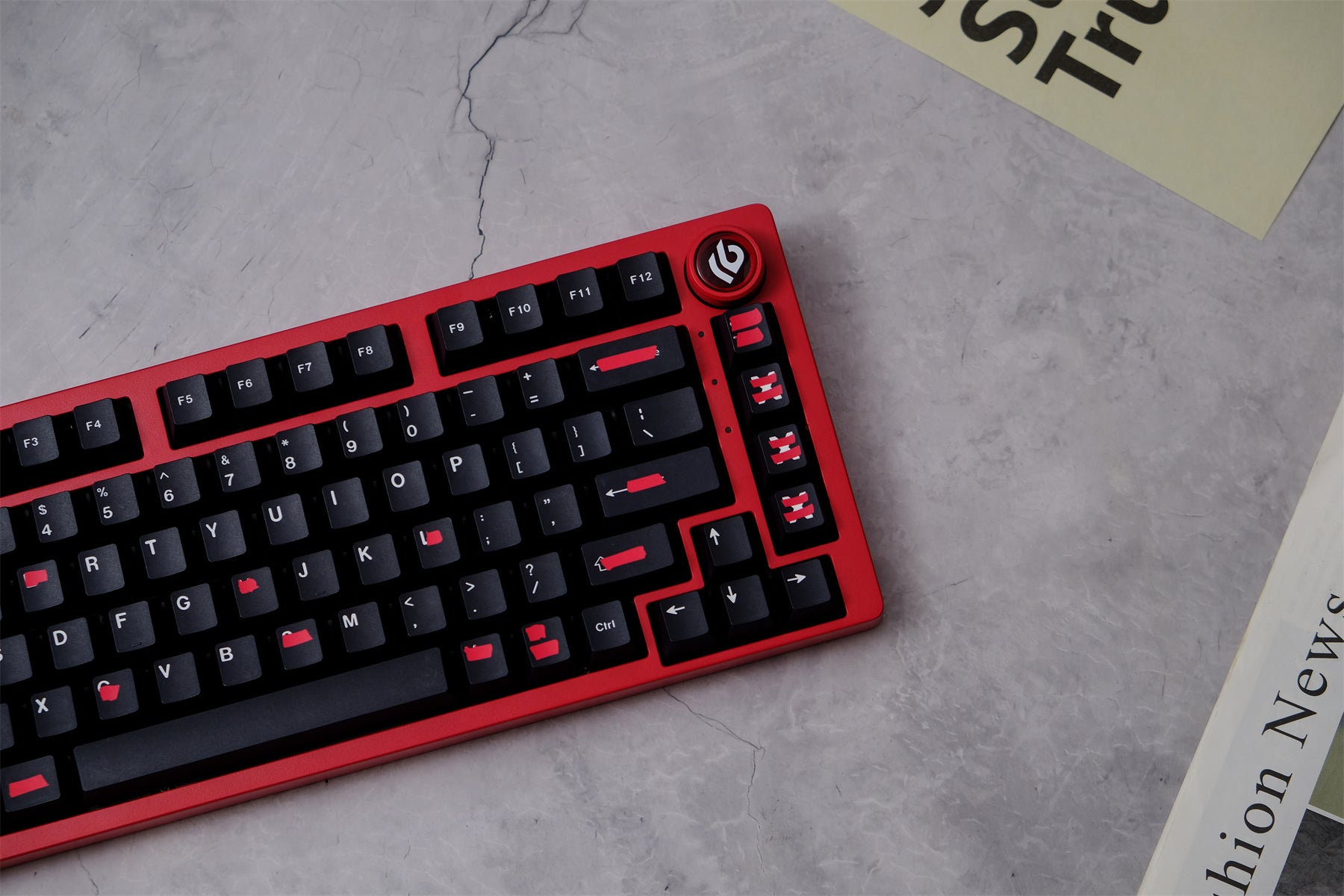 AiFei Correction Red PBT Cherry Keycaps - AiFeiKeycap
