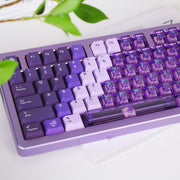 Aifei Keycap Snow Mountain Lilac Gradient PBT Cherry Profile