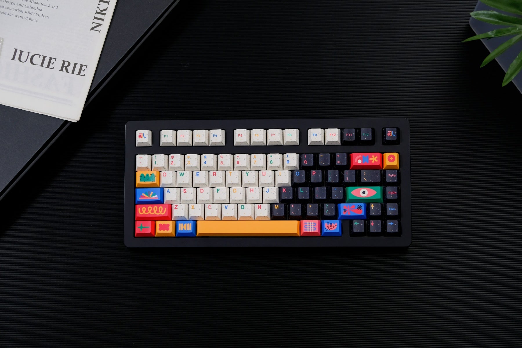 Motfi Theme PBT Cherry Profile Keycaps – Dye-Sub Set for Wooting & Rain75 - AiFeiKeycap