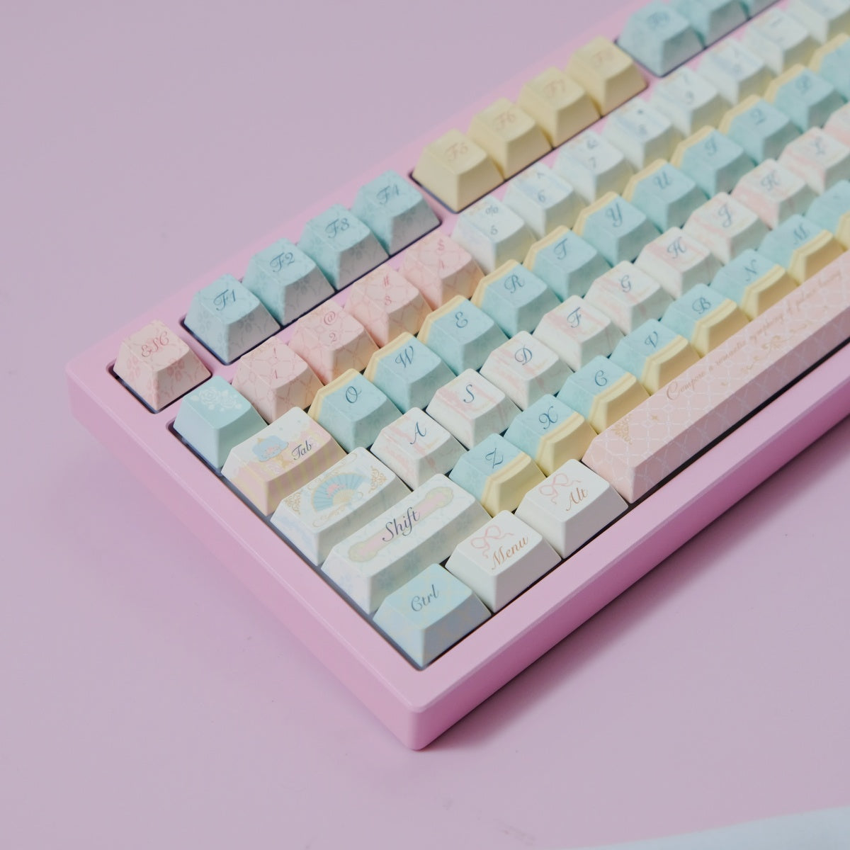 AiFei Rococo PBT Cherry Keycaps - AiFeiKeycap