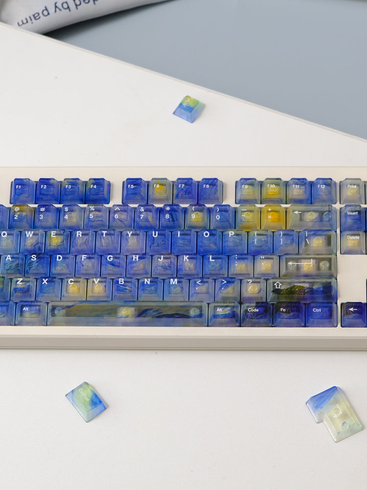 AiFei Van Gogh Starry Night Keycaps - AiFeiKeycap