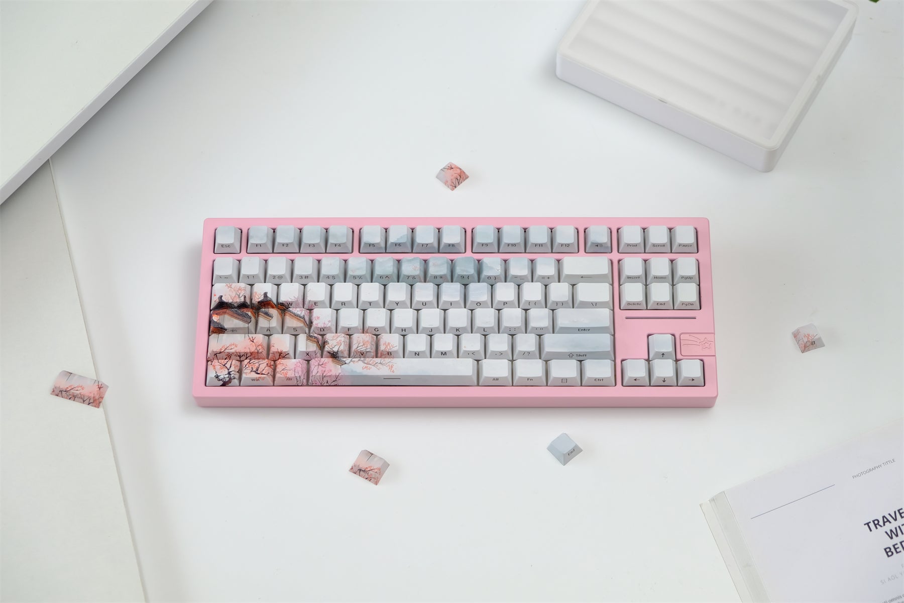 AiFei Red Apricot PBT Cherry Keycaps - AiFeiKeycap