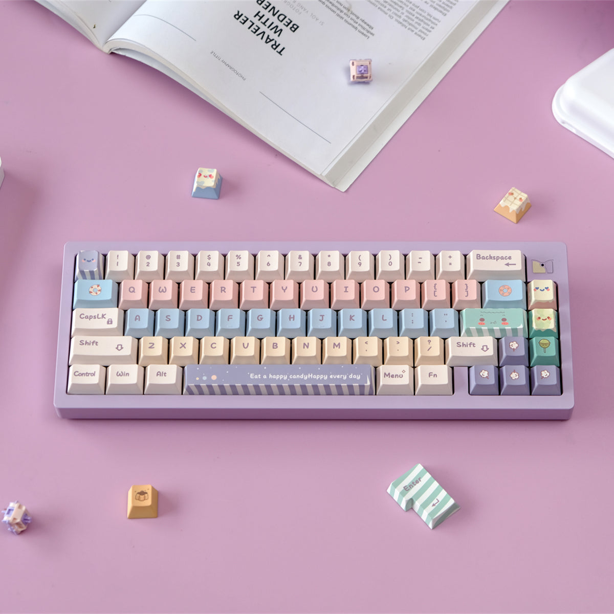 AiFei Candy Candy PBT Cherry Keycaps - AiFeiKeycap