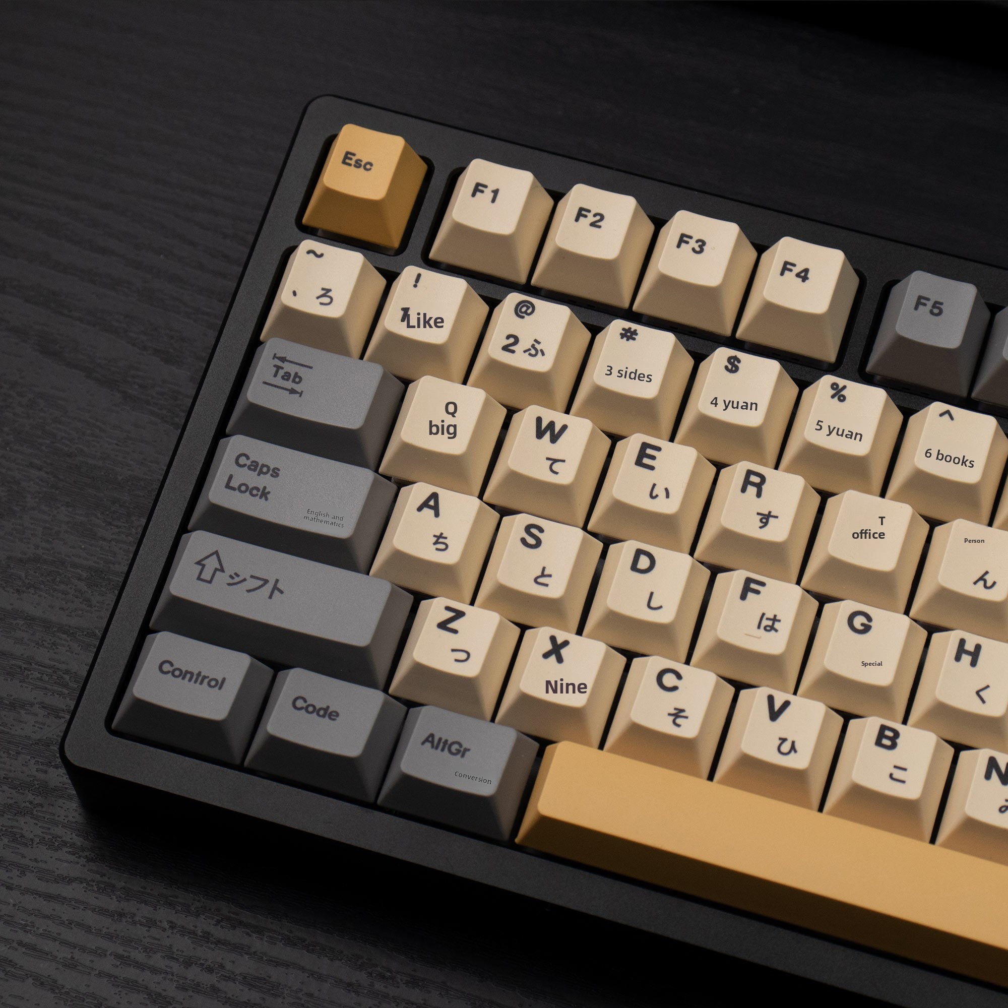 Aifei Keycap Desert PBT Dye-Sub OEM Profile Multilingual for Keyboards